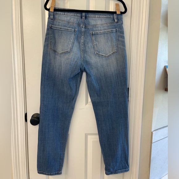 Cosmic Blue Love Distressed Blue Jeans Size 29 | stitchfix - Picture 4 of 6